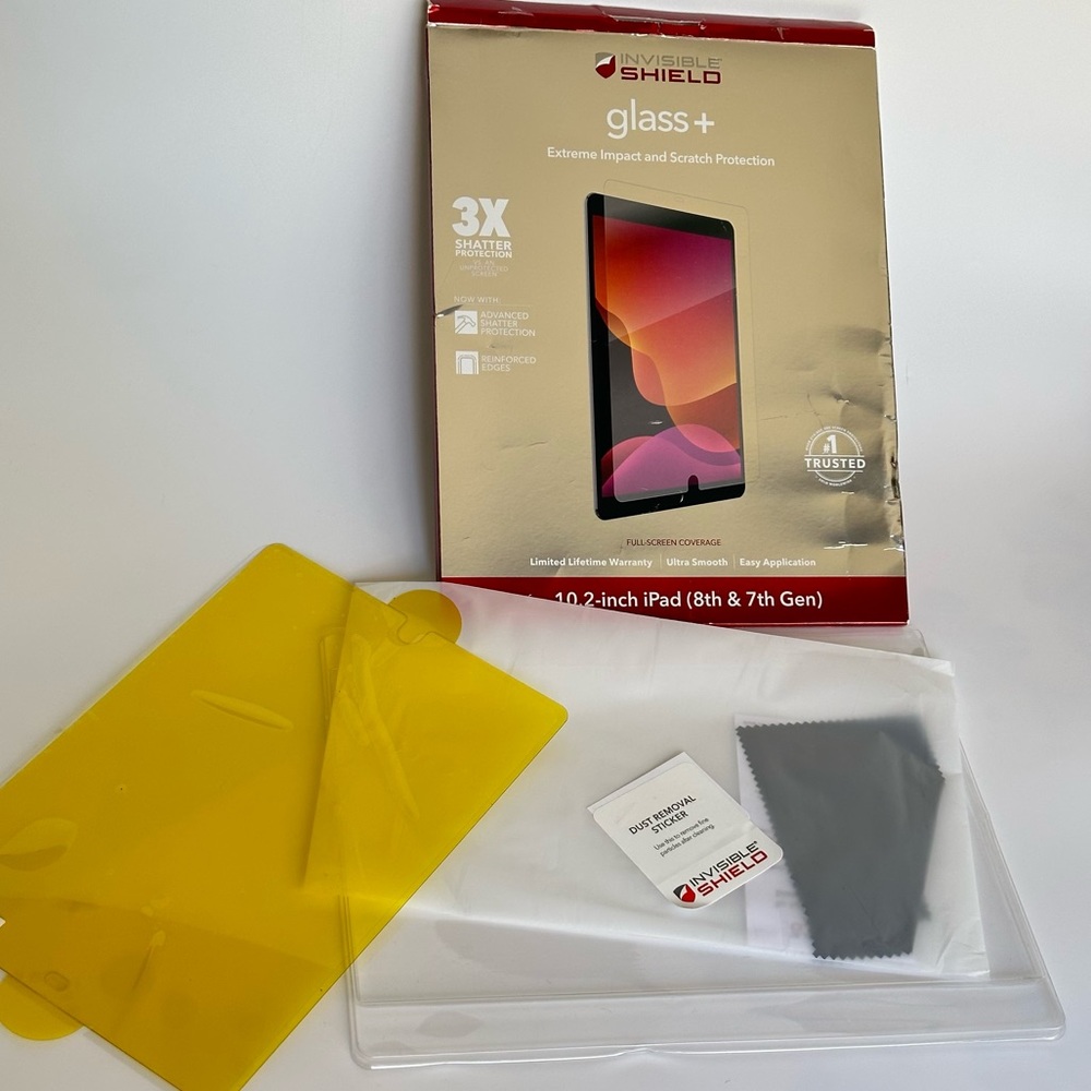 iPad full screen cover invisible shield 10.2 in 8th , 7 th gen